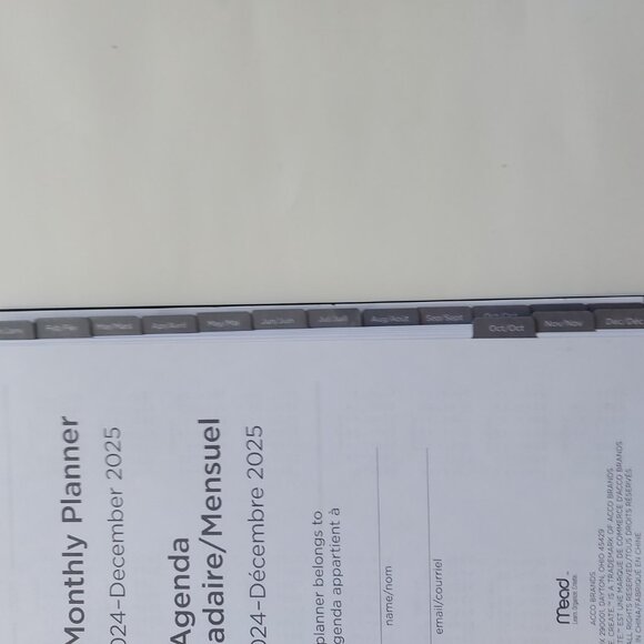 2025 Large Planner/Agenda - Picture 5 of 9